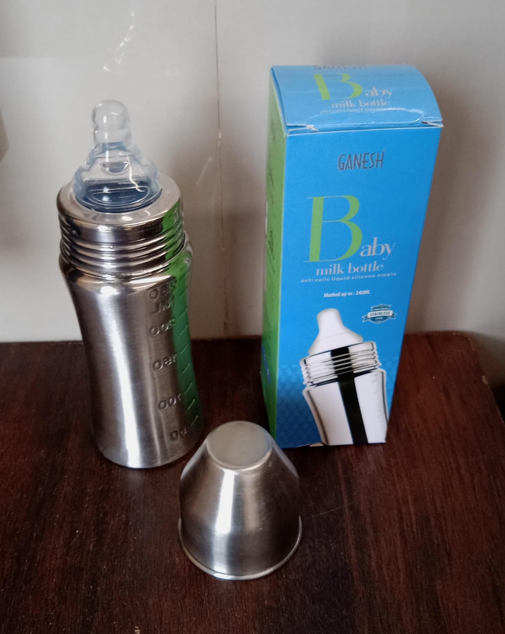 Stainless steel baby bottle for newborns 250ml β buy online at .in India