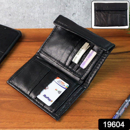 Classic Genuine Bi-Fold Menβs Wallet