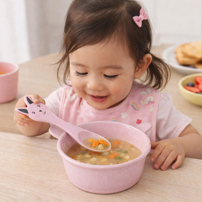 Toddler food bowl set with spoon