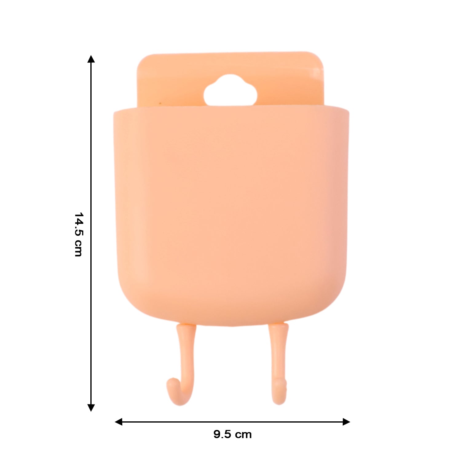 Wall mounted phone organizer