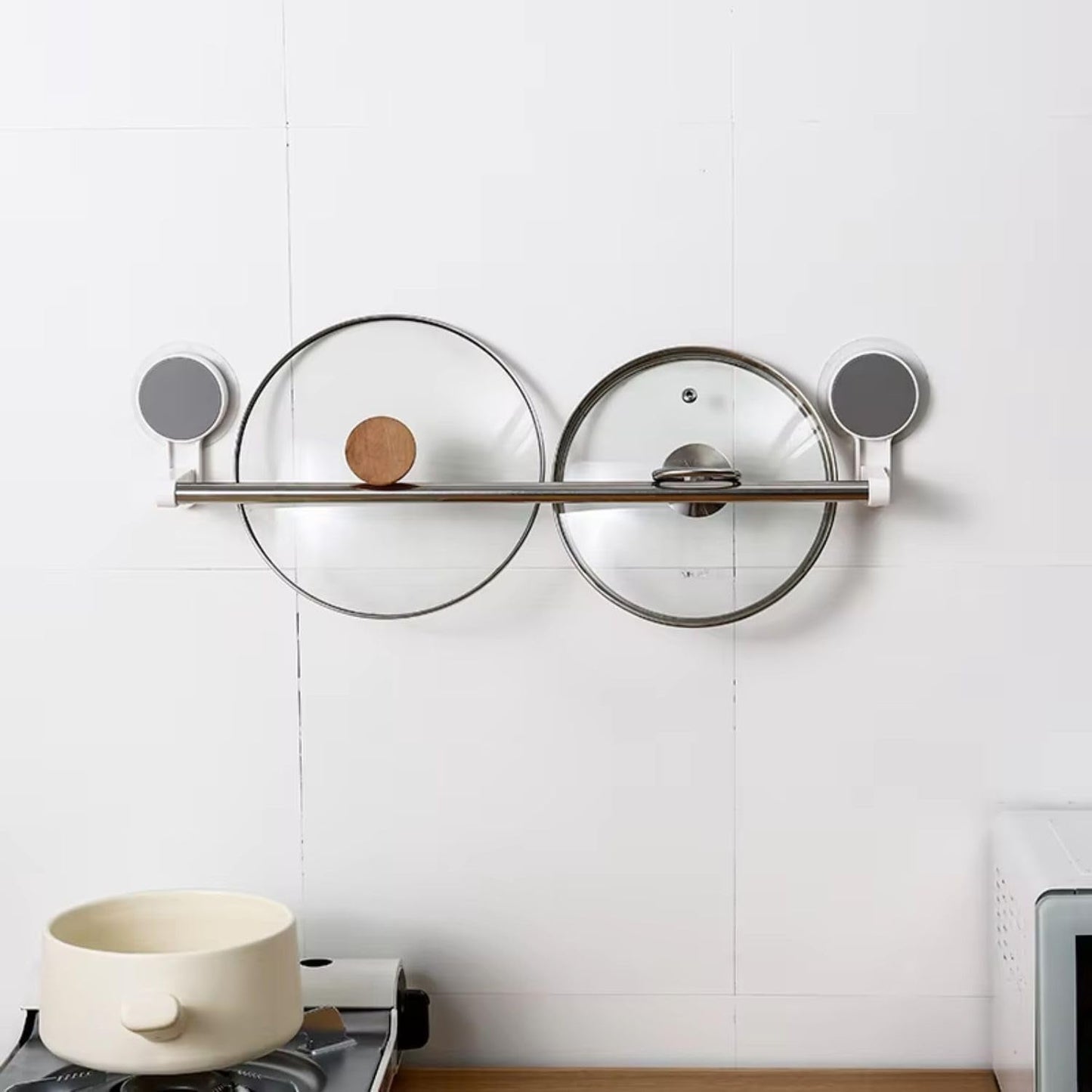 Self-Adhesive Towel Rod / Rack - (1 Pc)