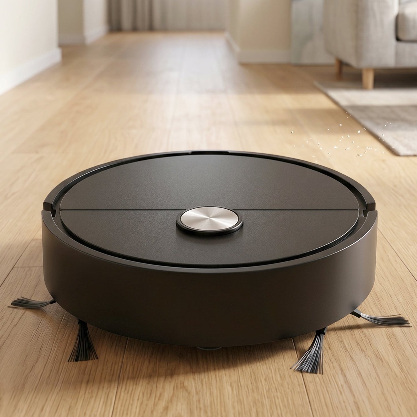 Robotic Vacuum Cleaner with Mopping Function (1 PC, Battery not Included)