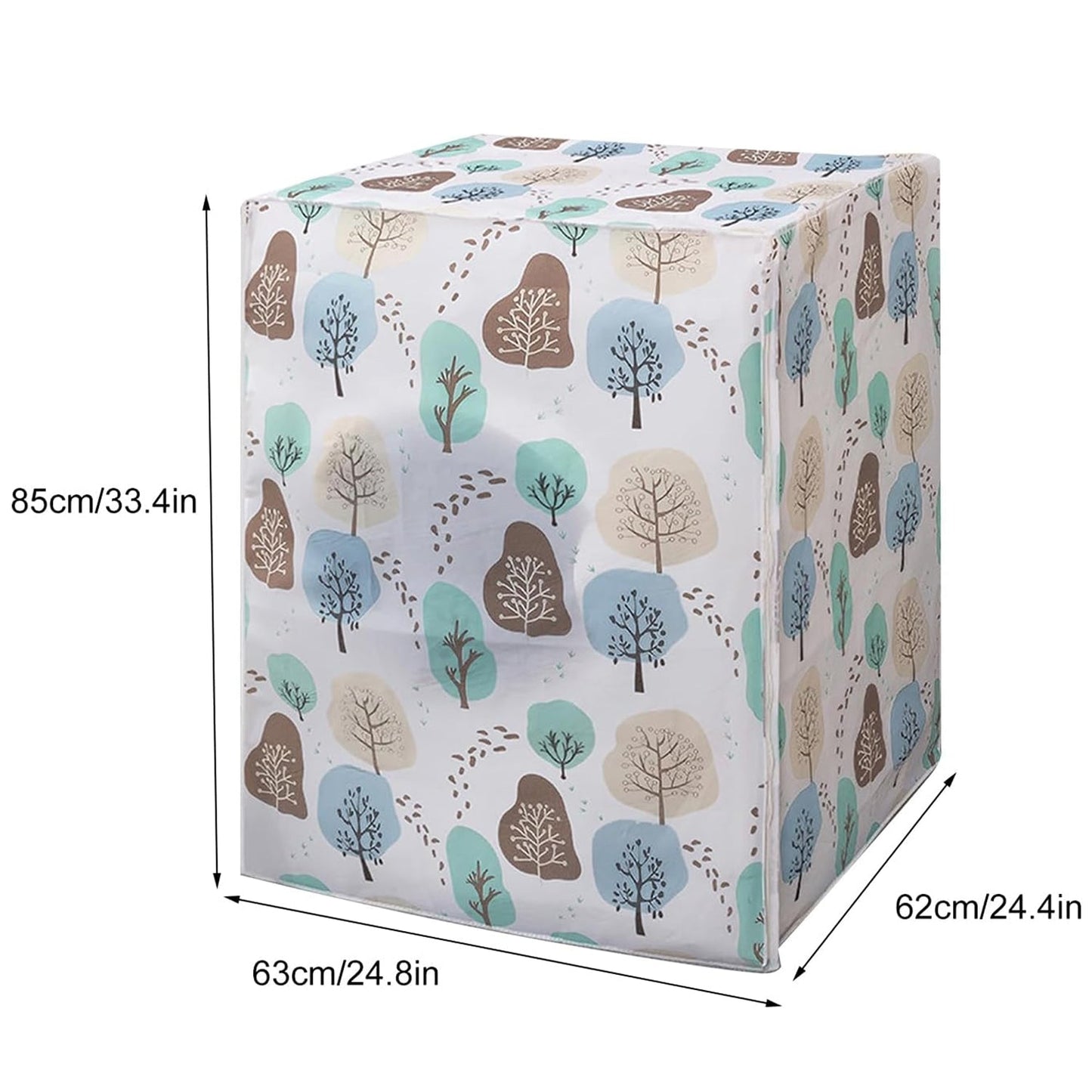 Washing Machine Cover Tumble Dryer Cover  (58X62X85 cm)