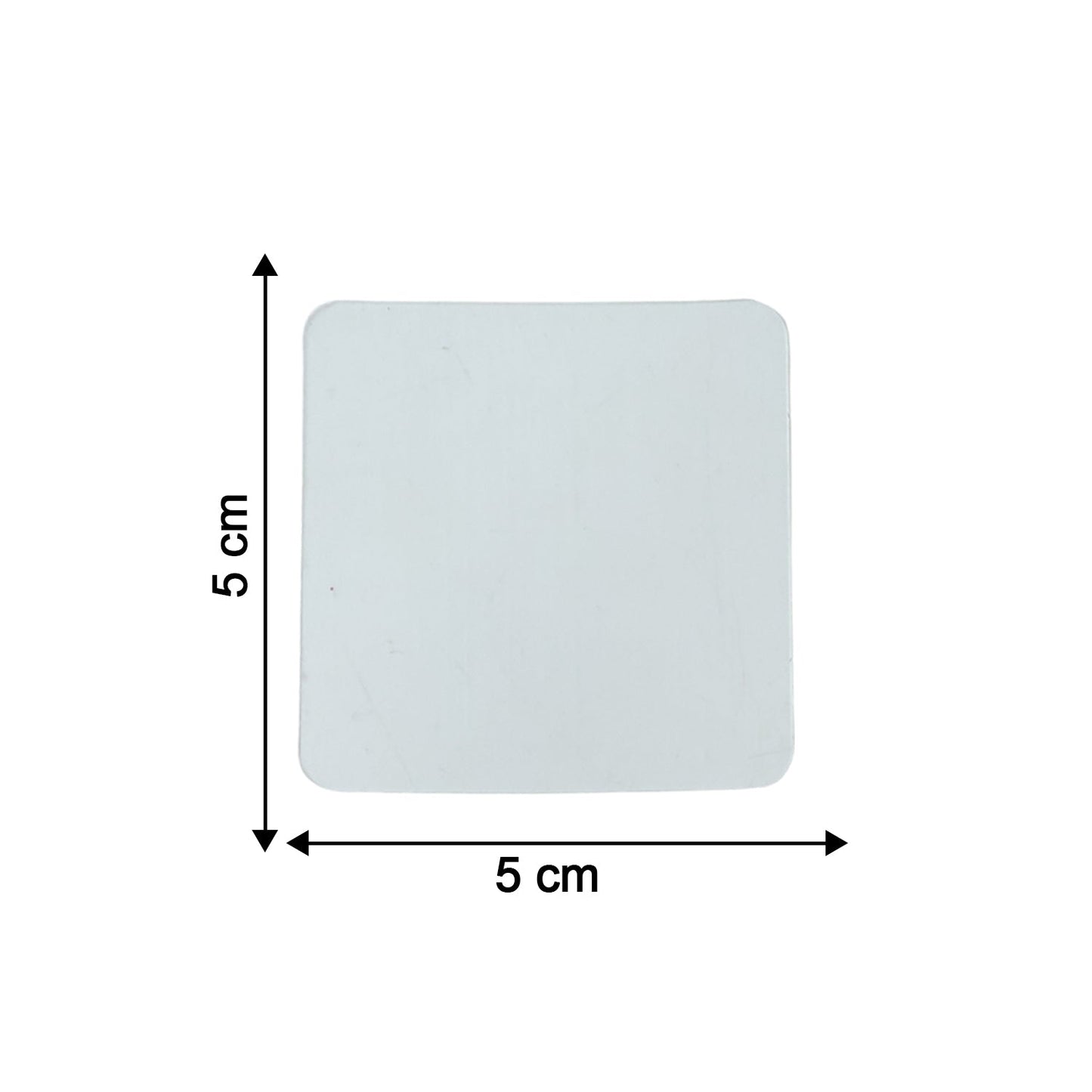 Double Side Sticker Size 5x5 cm Dimensions